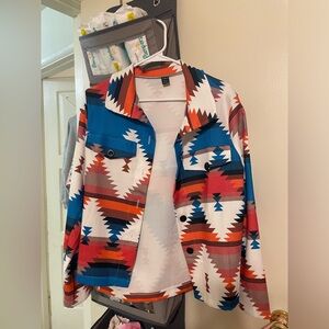 Country pattern jacket/blazer.